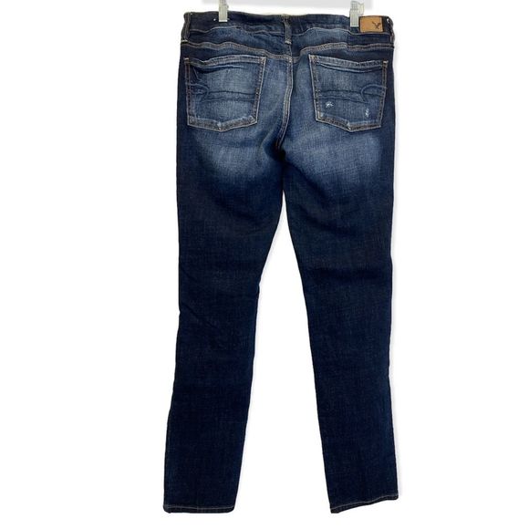 AMERICAN EAGLE RIPPED JEGGING JEANS - Picture 3 of 4